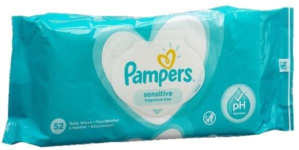 Image of Pampers Feuchte Tücher Sensitive (neu) 52 Stk