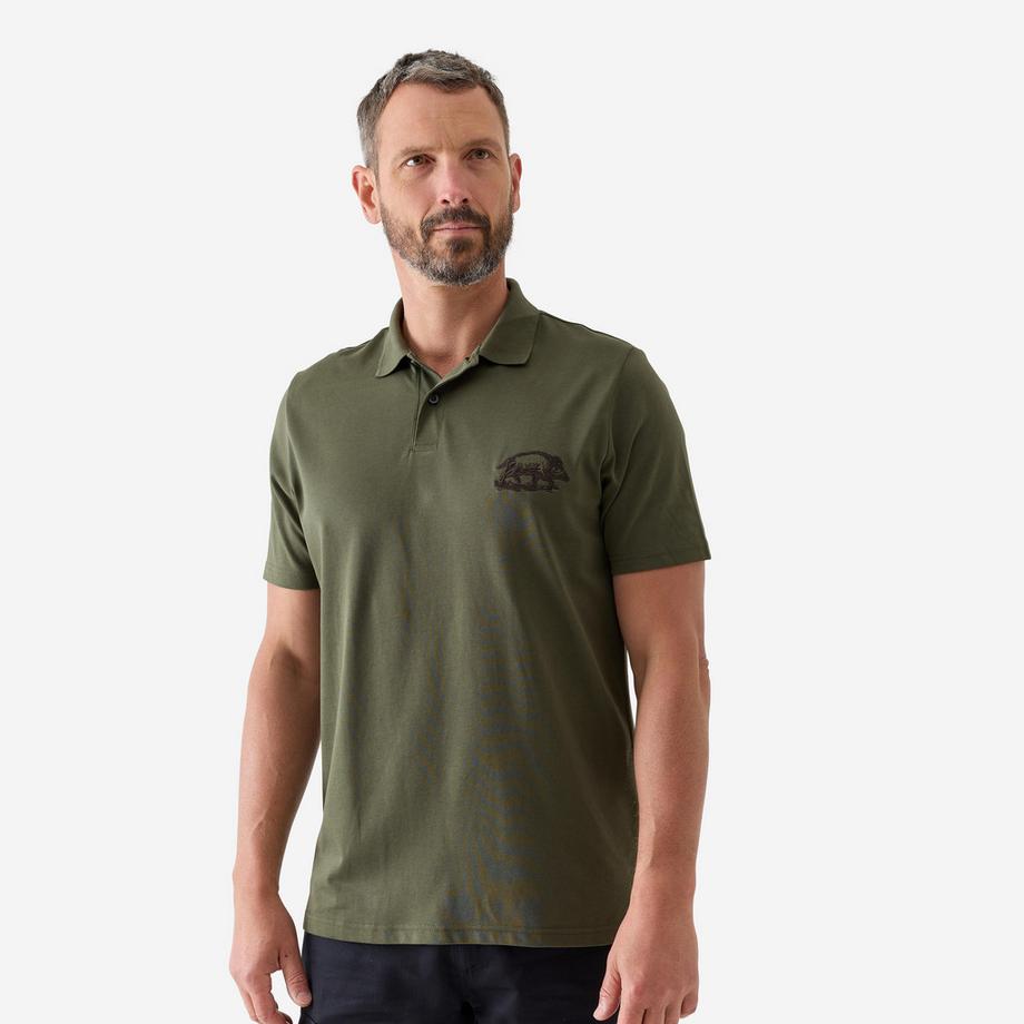 Poloshirt 500 Wildschwein