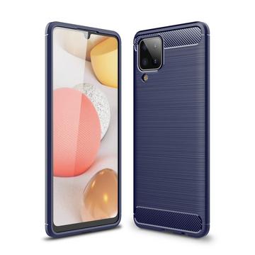 Galaxy A12 - Coque metal carbone look