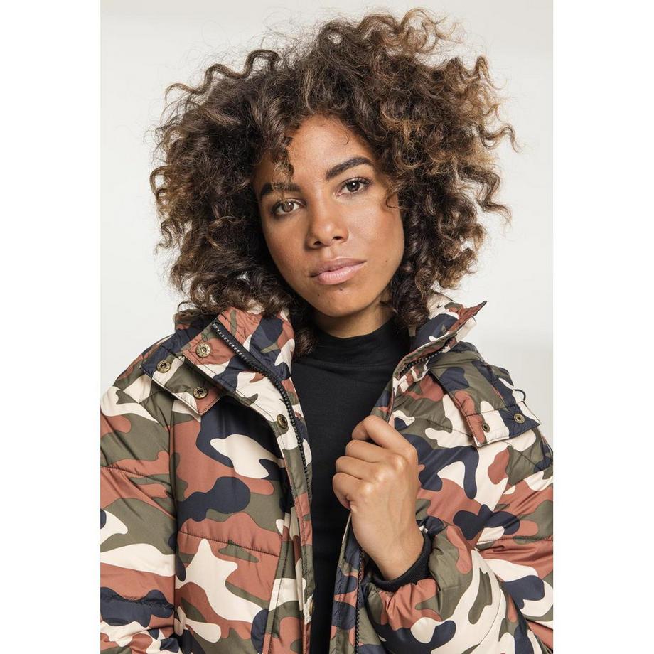 URBAN CLASSICS Boyfriend Camo Puffer Veste  