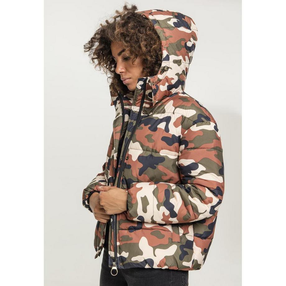 URBAN CLASSICS Boyfriend Camo Puffer Veste  