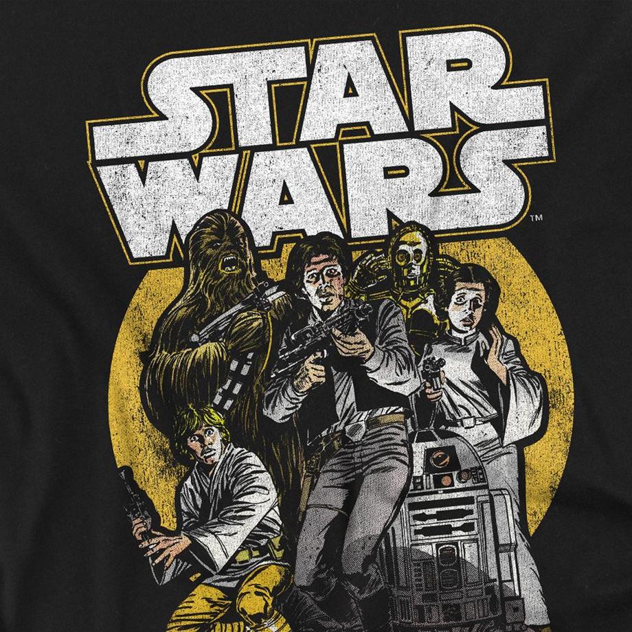 STAR WARS T-Shirt Imprimé Ajusté  