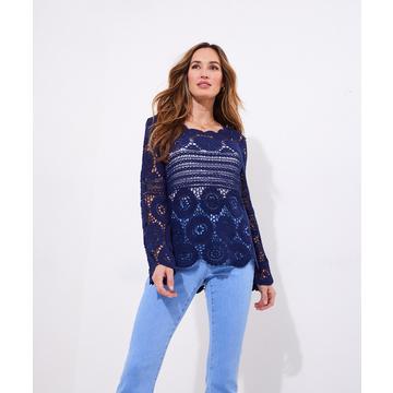 Pull Crochet Manches Longues