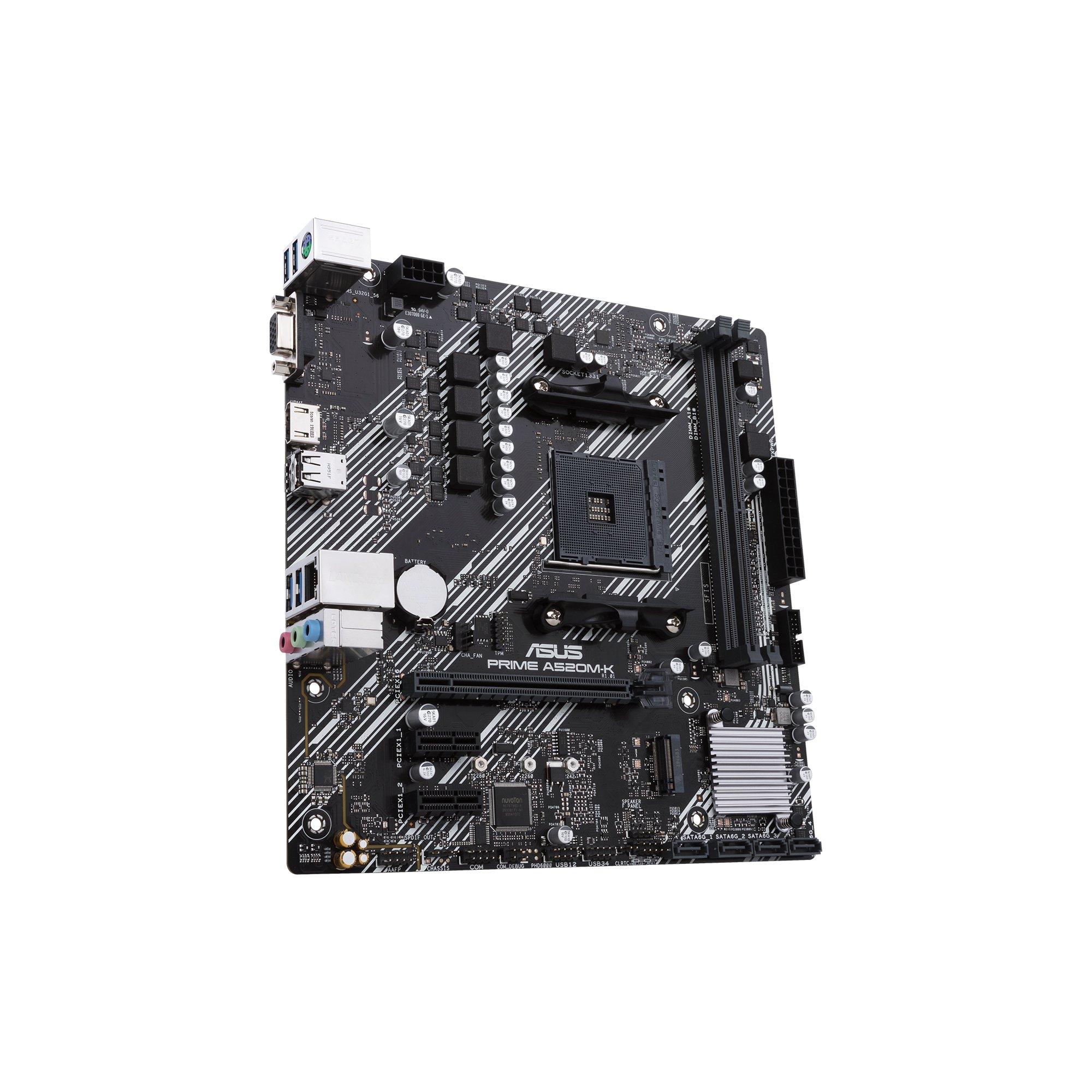 ASUS  PRIME A520M-K AMD A520 Sockel AM4 micro ATX 