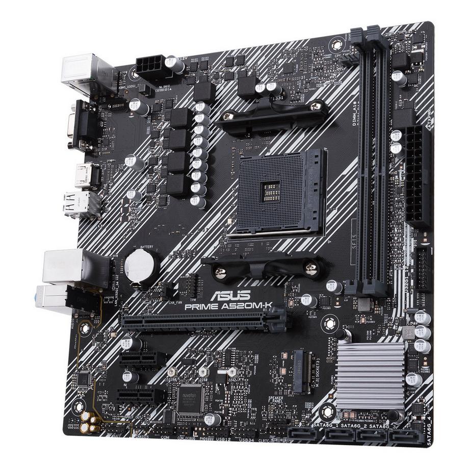 ASUS  PRIME A520M-K AMD A520 Socket AM4 micro ATX 
