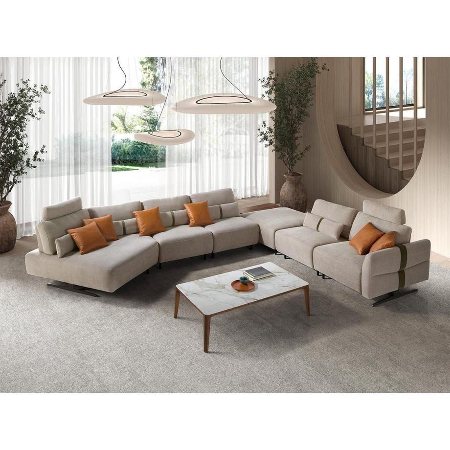 ANGEL CERDA Modulares Relax-Sofa mit Chaiselongue rechts  