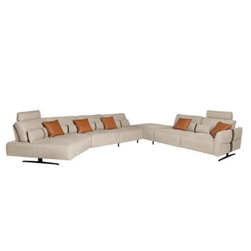 Modulares Relax-Sofa mit Chaiselongue rechts