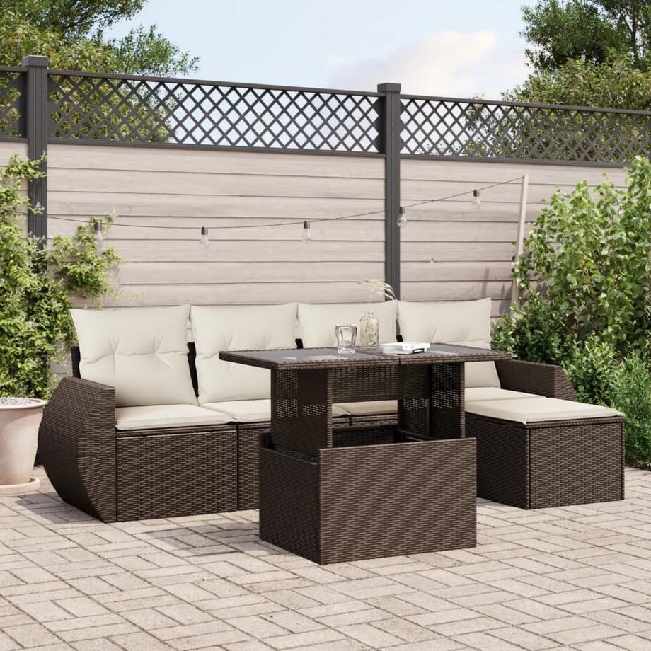 VidaXL Garten sofagarnitur poly-rattan  