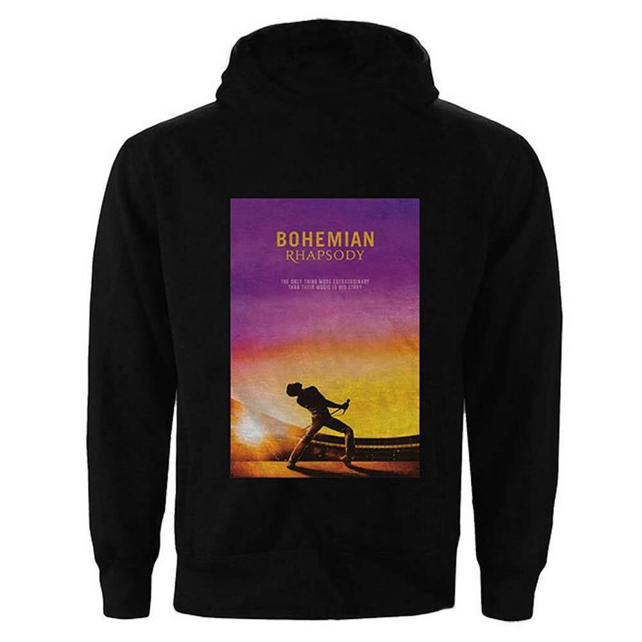 Queen Felpa Con Cappuccio Bohemian Rhapsody Con Zip Intera  