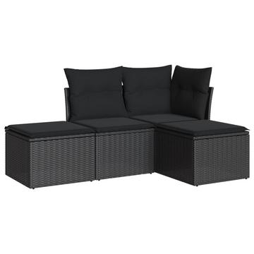 Garten sofagarnitur poly-rattan