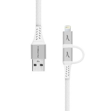 Câble Lightning / USB-C vers USB Akashi