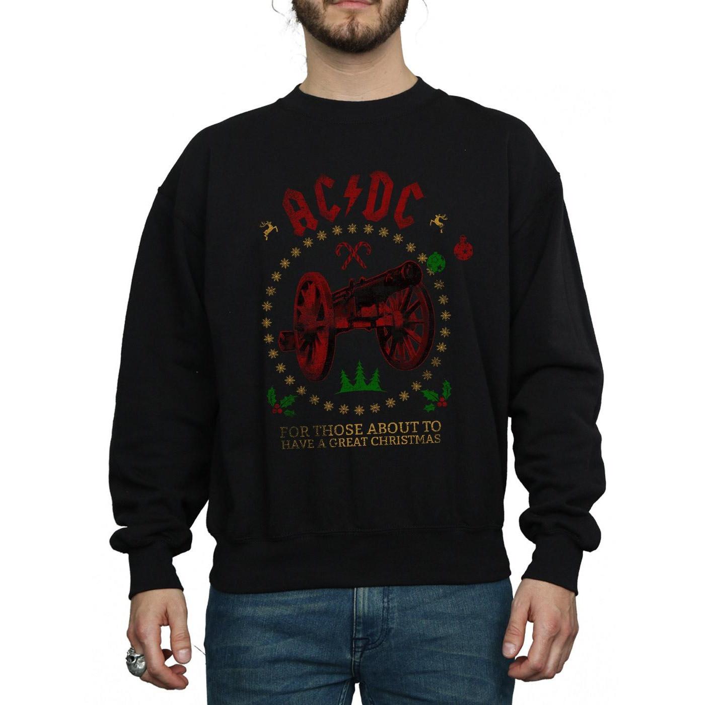 AC/DC ACDC For Those About To Have A Great Christmas Sweatshirt  