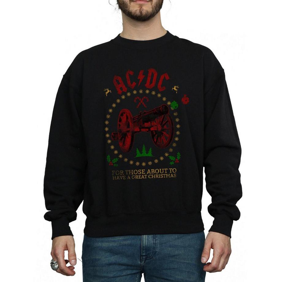 AC/DC ACDC For Those About To Have A Great Christmas Sweatshirt  