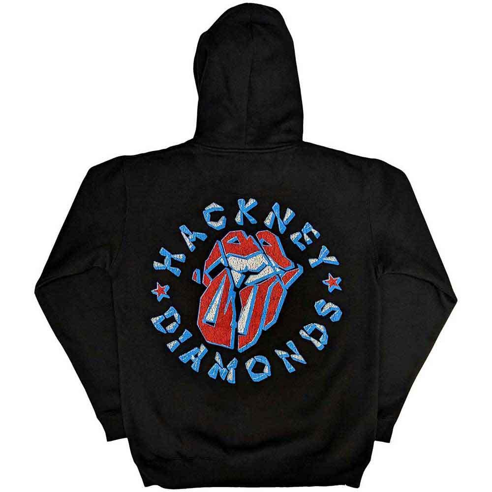 The Rolling Stones  Hackney Diamonds Hoodie mit durchgehendem Reißverschluss 