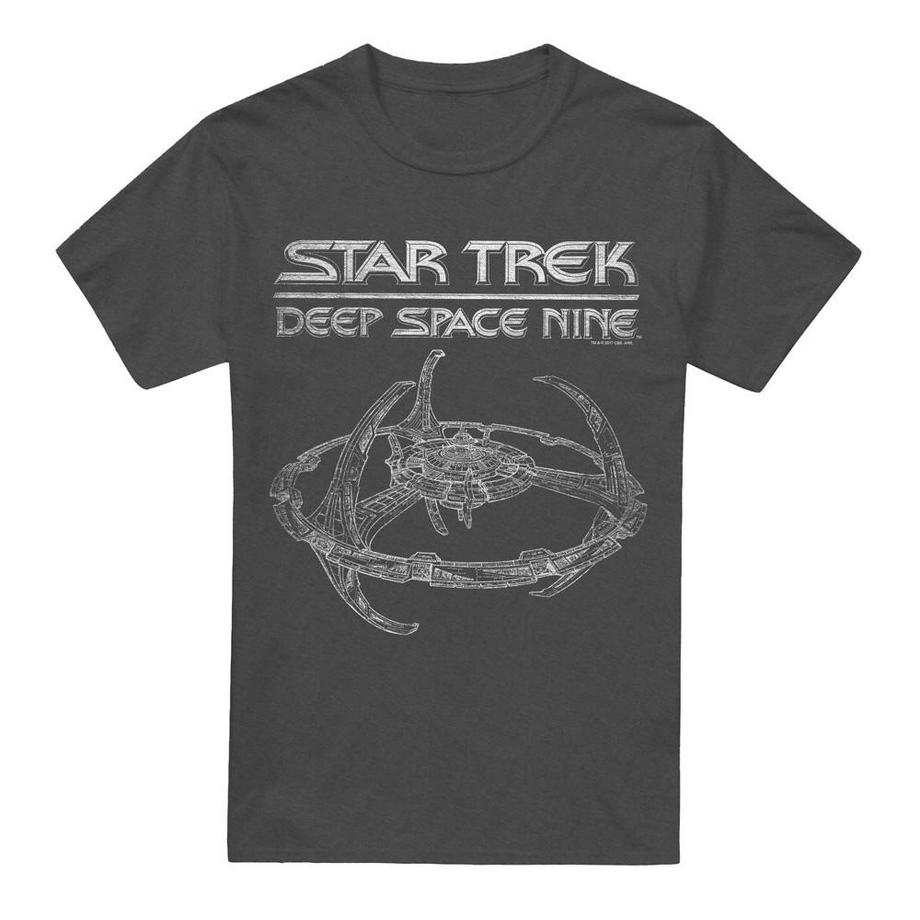 Star Trek T-Shirt Deep Space Nine Station  