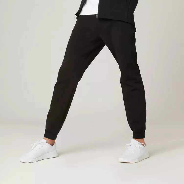 DOMYOS Jogginghose Fitness flacher Bund Herren schwarzonline kaufen MANOR