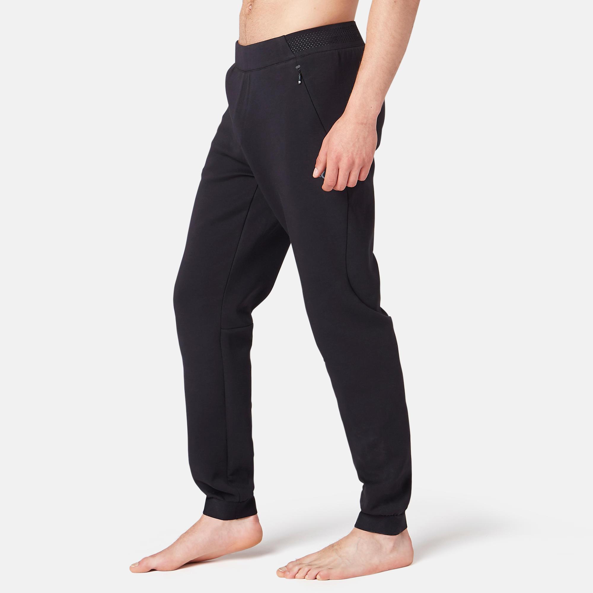 DOMYOS  Pantaloni da jogging uomo slim fit cotone 