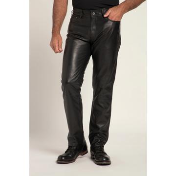 Pantalon en cuir nappa d'agneau de grande qualité, coupe Regular 5 poches - jusqu'au 70