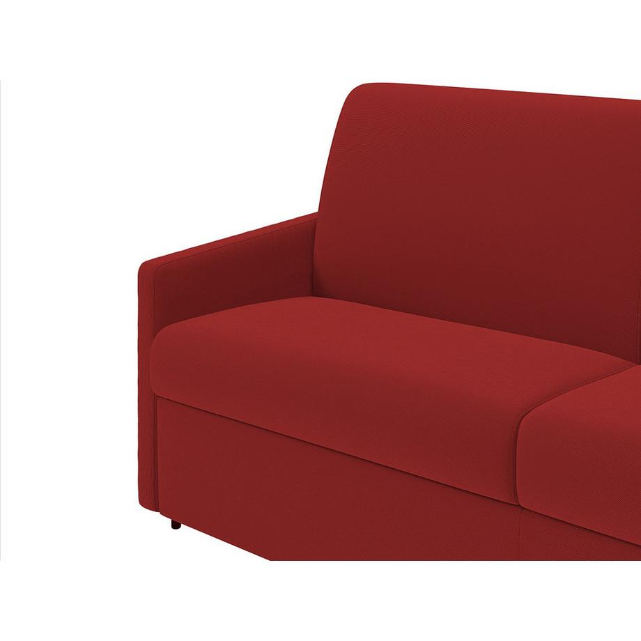 Vente-unique Schlafsofa 3Sitzer Stoff Liegefläche 1 Matratzen CALIFE  