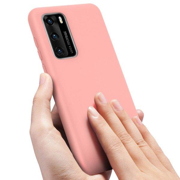 Avizar  Cover Huawei P40 Soft Touch rosa 