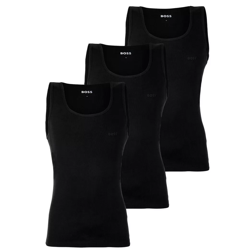 BOSS Débardeur lot de 3 noir noir | XXL