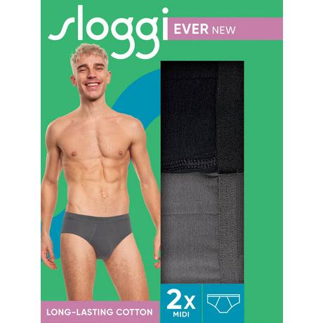 sloggi EverNew Midi Slip Confezione da 2  