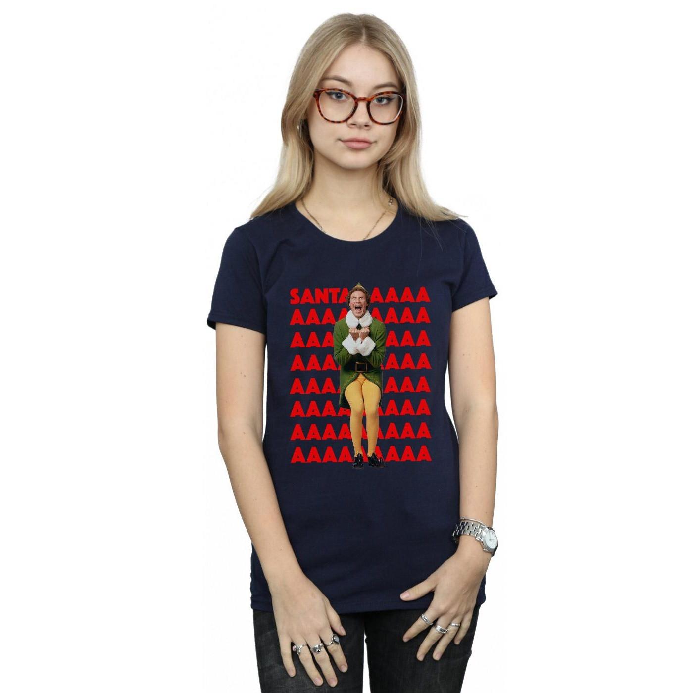 Elf Buddy l'e Santa Scream T-Shirt  