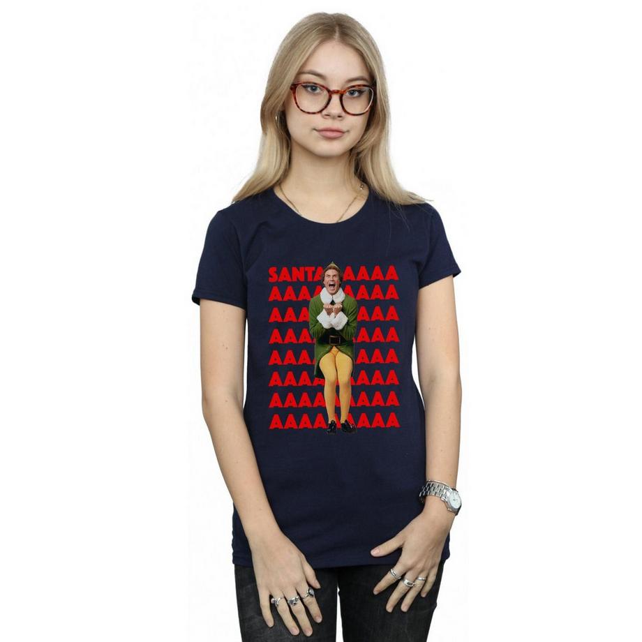 Elf Buddy l'e Santa Scream T-Shirt  