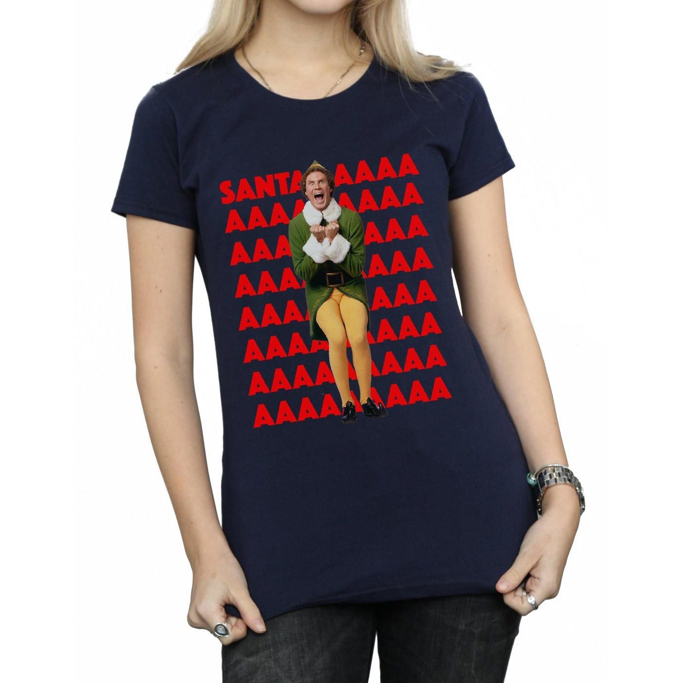 Elf Buddy l'e Santa Scream T-Shirt  