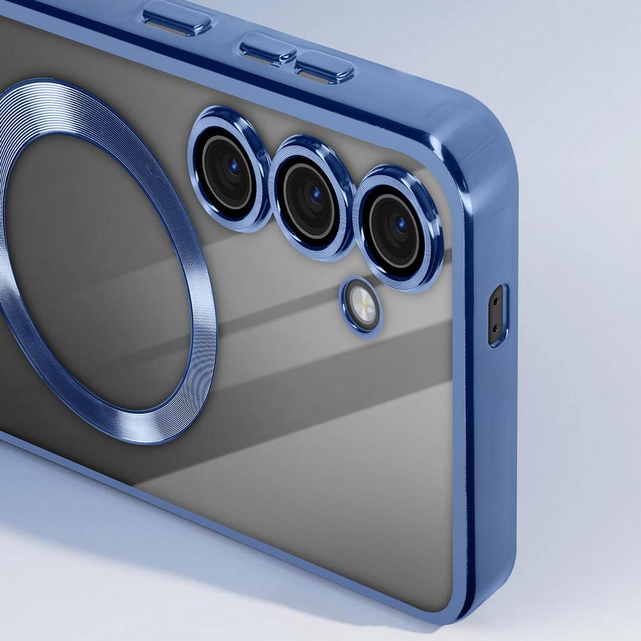 Avizar  Cover MagSafe Samsung S23 FE blu 