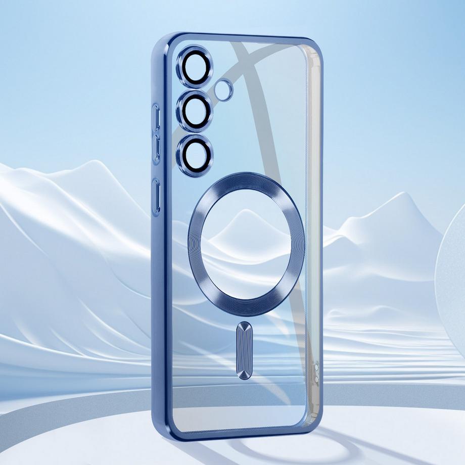 Avizar  Cover MagSafe Samsung S23 FE blu 