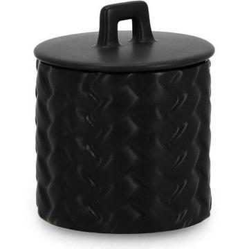 Bougie Twine avec couvercle noir rond 10