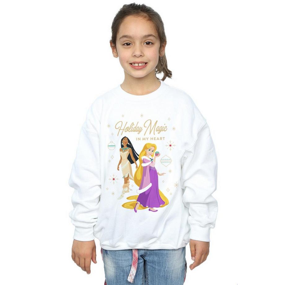 Disney  Princess Holiday Magic In My Heart Sweatshirt 