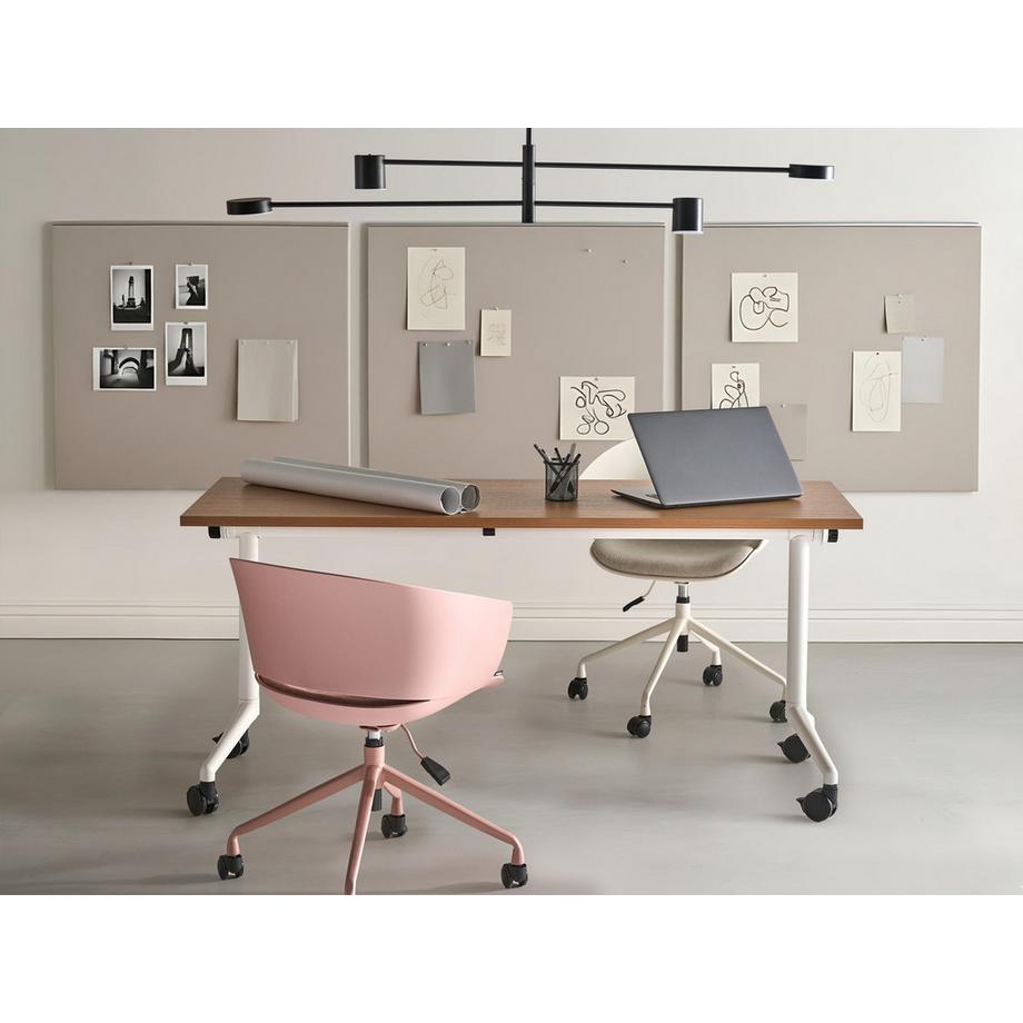 Beliani Bureau pliable en Panneau de particules mélaminé (MFC)  CAVI  