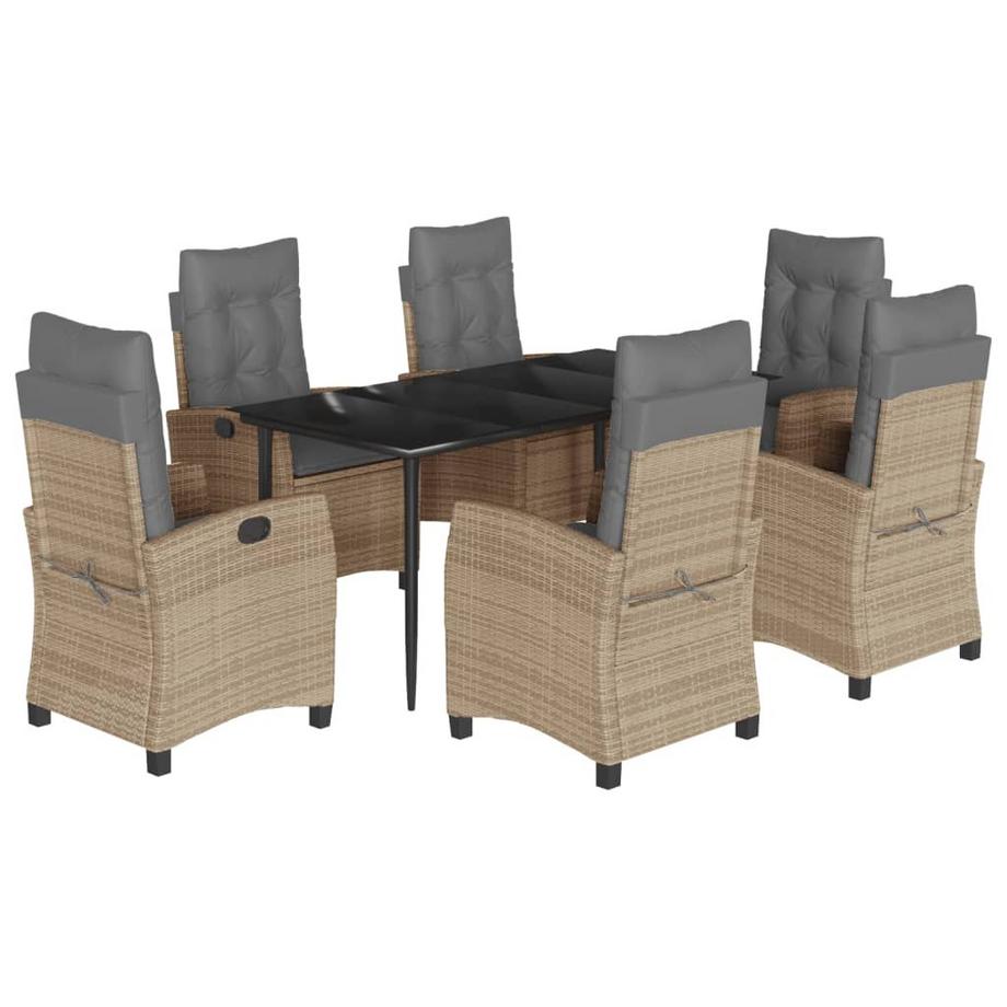 Garten essgruppe poly-rattan