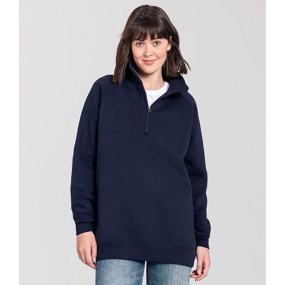 Fruit of the Loom Sweatshirt Iconic Premium à demi-zip  