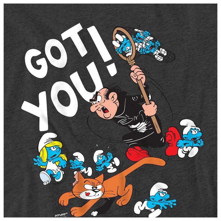Les Stroumpfs  T-ShirtMotif Gargamel Et Azraël 