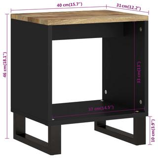 VidaXL Table basse bois  