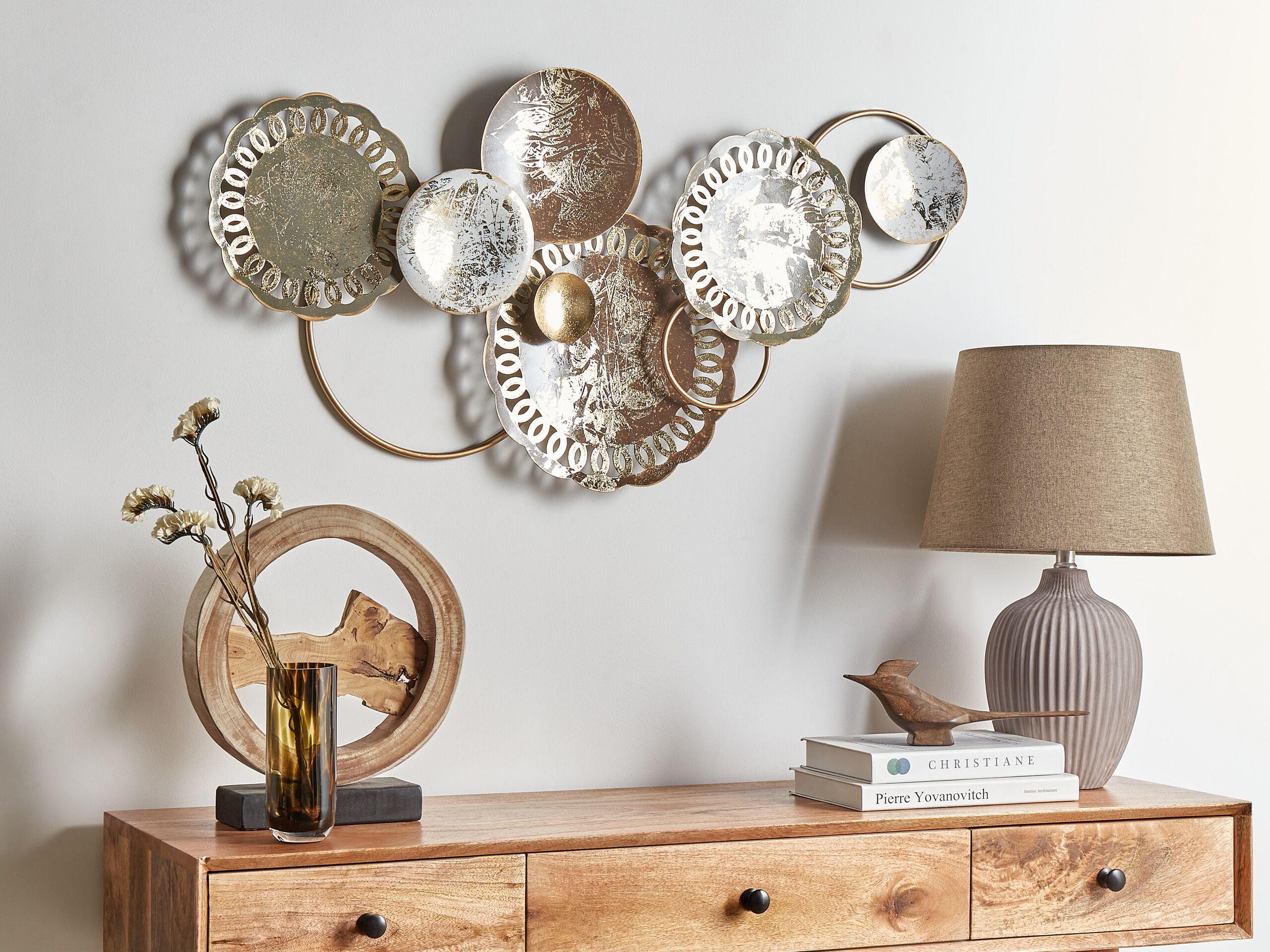 Beliani Wandobjekt aus Eisen Industriell PLUTONIUM  