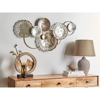 Beliani Wandobjekt aus Eisen Industriell PLUTONIUM  