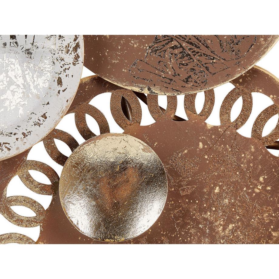 Beliani Décoration murale en Métal Industriel PLUTONIUM  