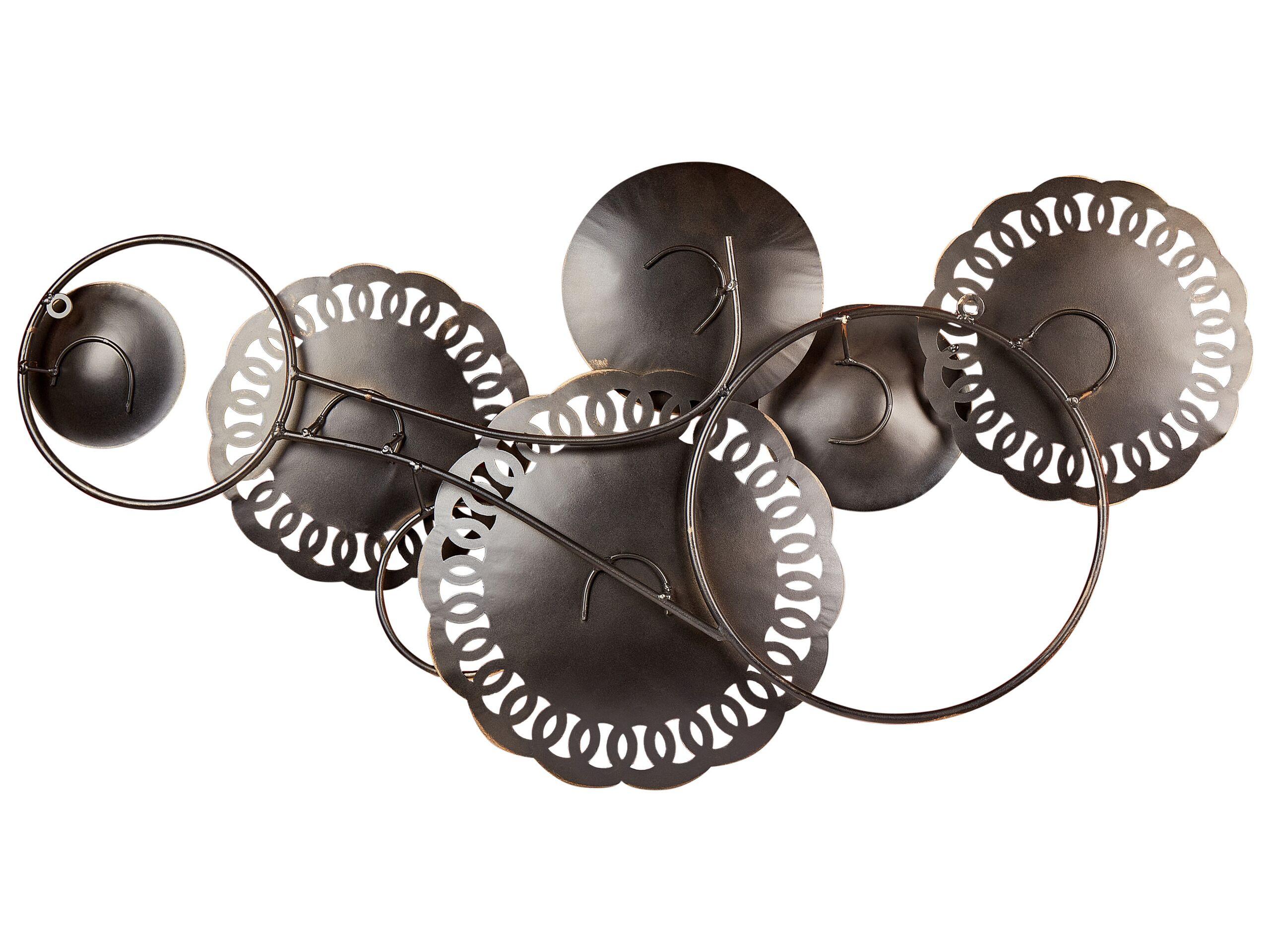 Beliani Wandobjekt aus Eisen Industriell PLUTONIUM  