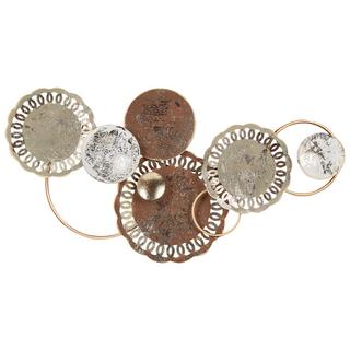 Beliani Wandobjekt aus Eisen Industriell PLUTONIUM  