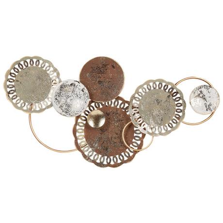 Beliani Wandobjekt aus Eisen Industriell PLUTONIUM  