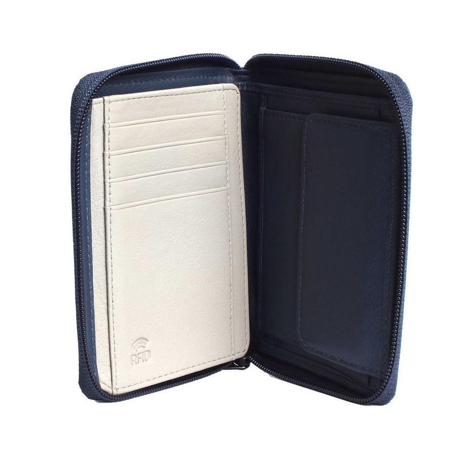 VARGU WENS 1-A Mono Portefeuille en Cuir Véritable  