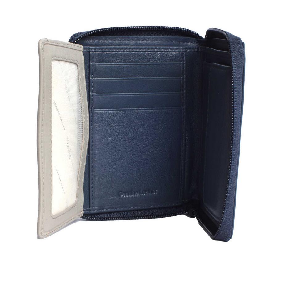 VARGU WENS 1-A Mono Portefeuille en Cuir Véritable  