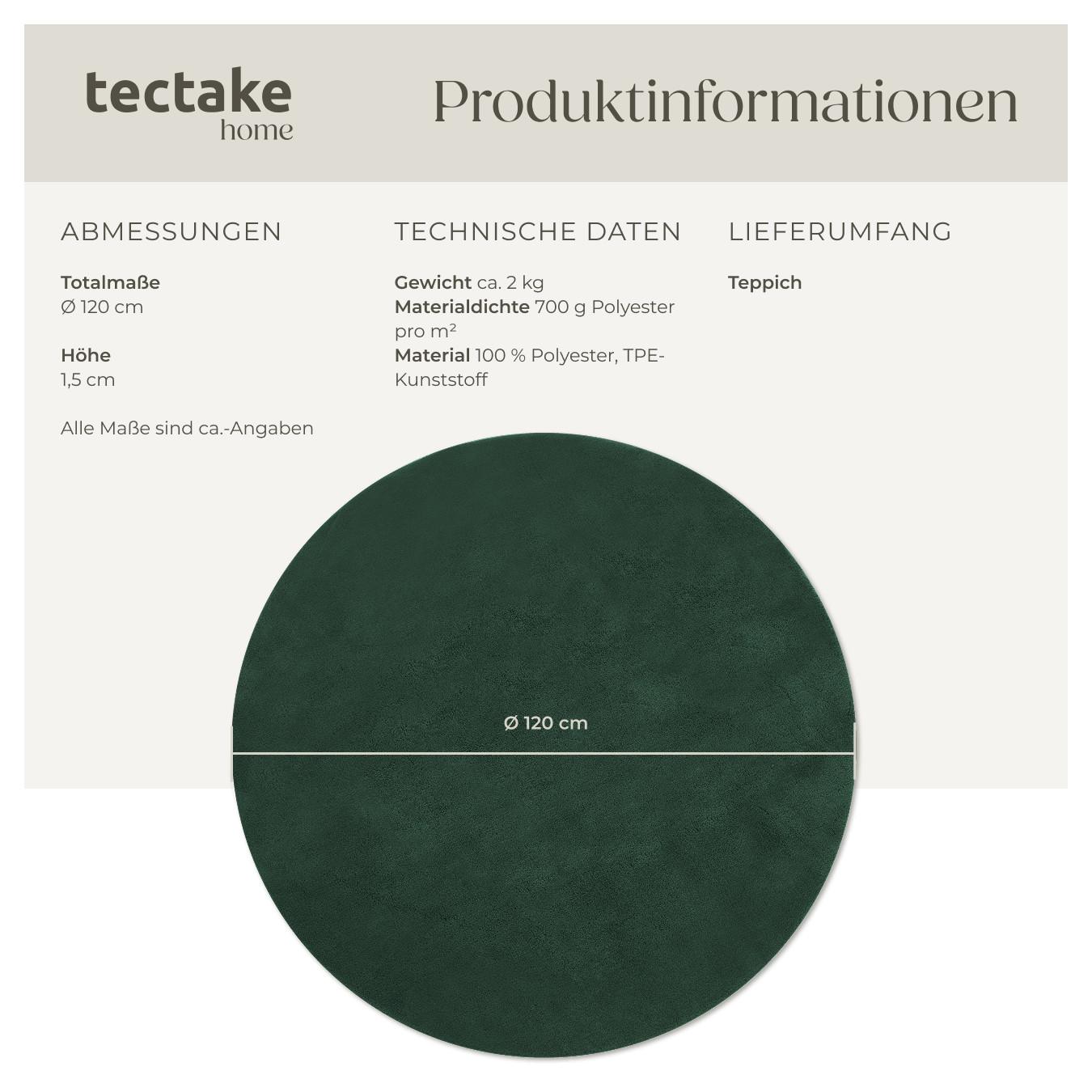 Tectake Tappeto a pelo corto Soft Zone  Diverse misure e colori  