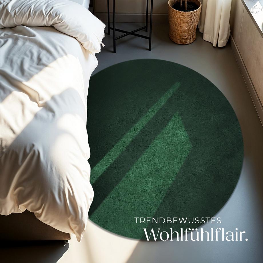 Tectake Kurzflorteppich Soft Zone verschiedene Größen und Farben flauschige Oberfläche, 1630 g/m² Florgewicht  