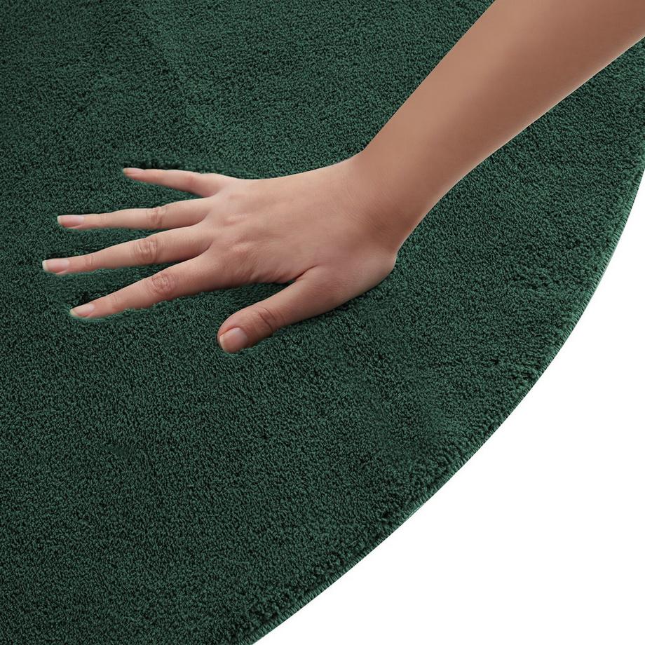 Tectake Kurzflorteppich Soft Zone verschiedene Größen und Farben flauschige Oberfläche, 1630 g/m² Florgewicht  