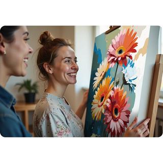 B2X Peinture par numéros 40x50 cm Fleurs Massido  